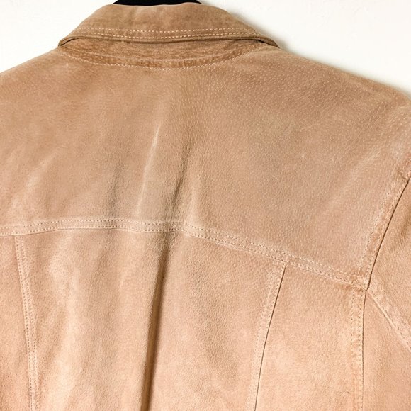BLANK NYC Rodeo suede trucker crop jacket XXL - Picture 8 of 10